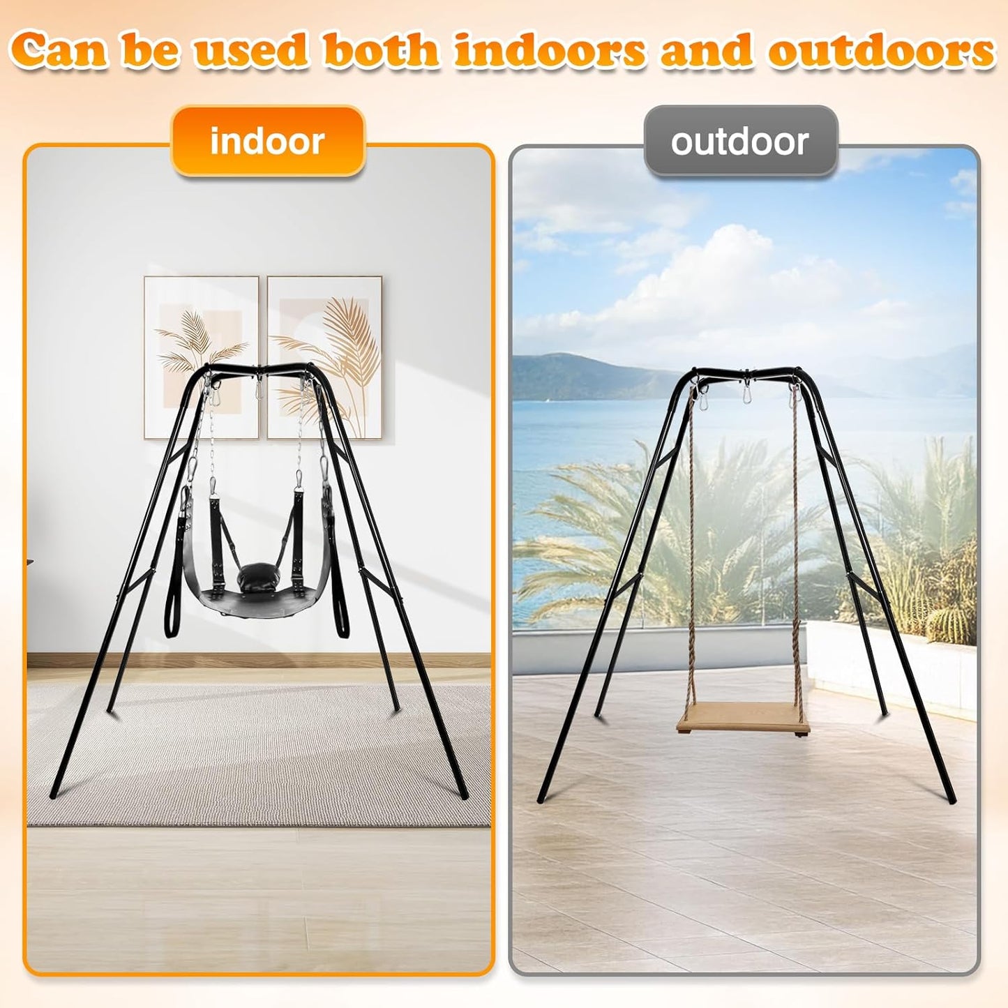 IronSway Freestanding BDSM Sex Swing Set