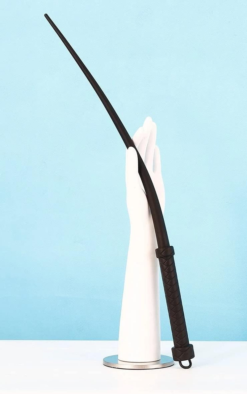 DarkCrop 25 Inch Silicone Flogger Whip for Impact BDSM Play