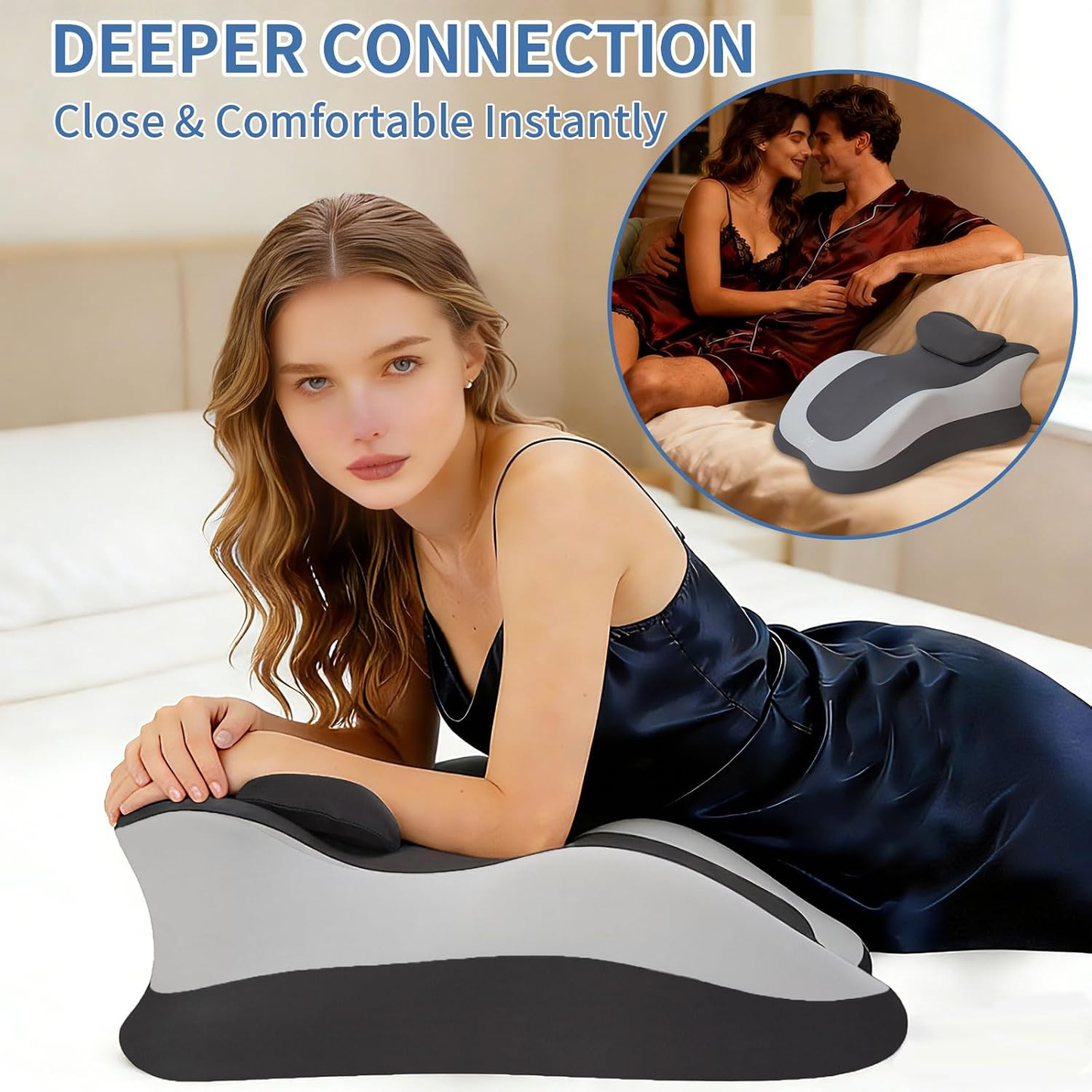 SweetSurrender Ergonomic Memory Foam Sex Pillow