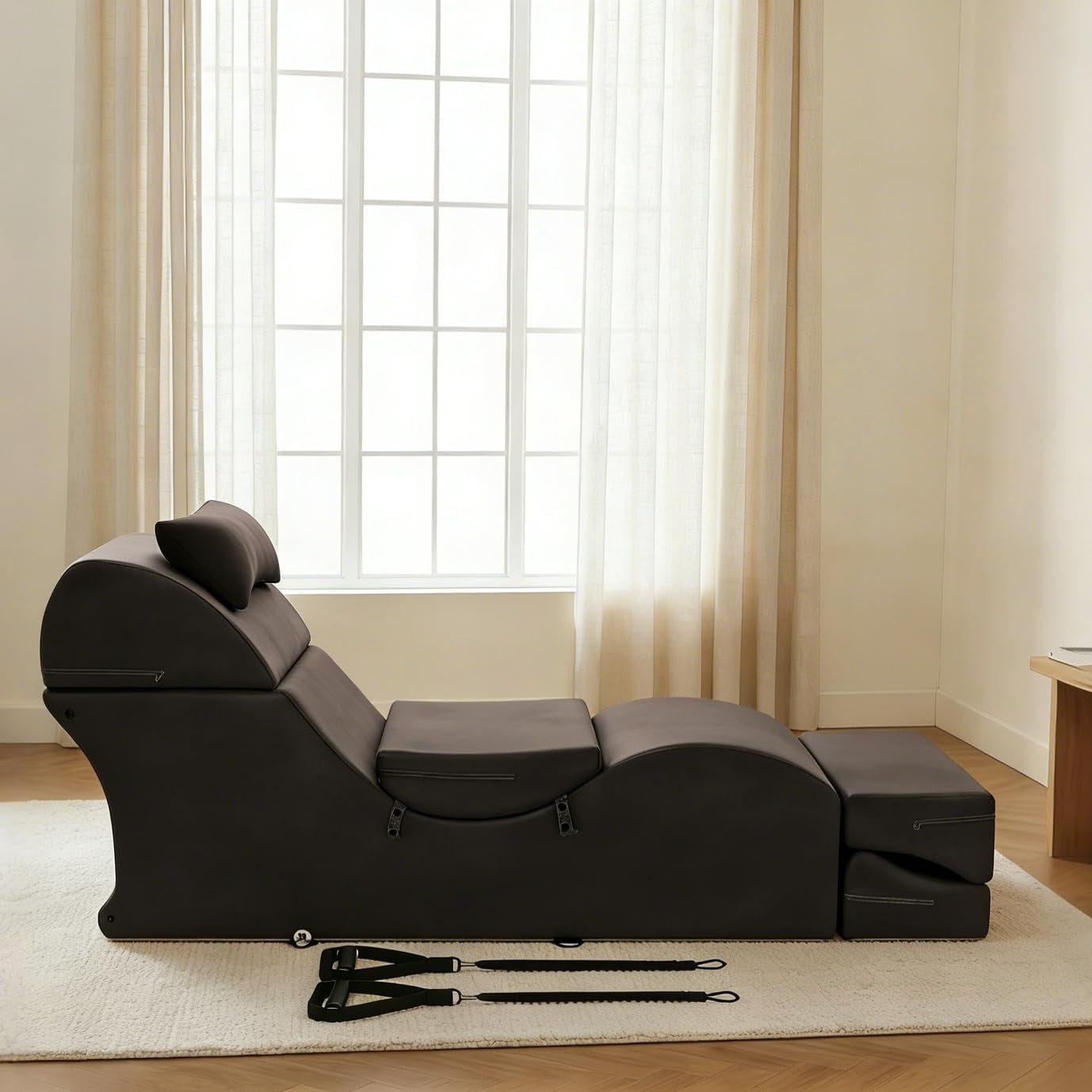 BourbonFold Sensual 2-in-1 Sex Chaise Lounge