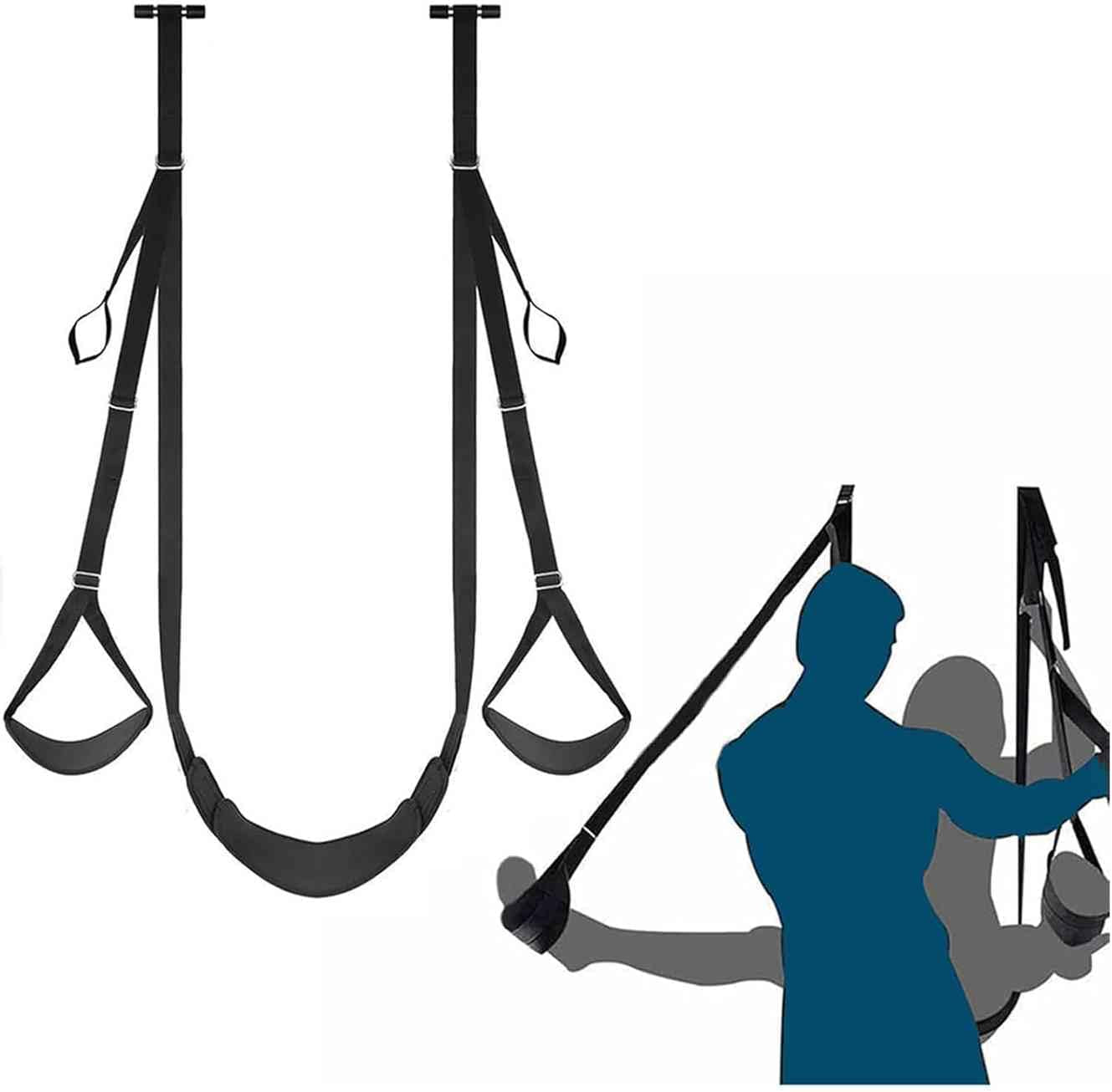 Hold 300LB Sex Slingshot Swing for Couples over the Door Swing Sex 300Lbs BDSM Door Sex Toys Sex Swing Bondage Door Straps for Adults Tools Sex Furniture for Bedroom Women Sweatshirt
