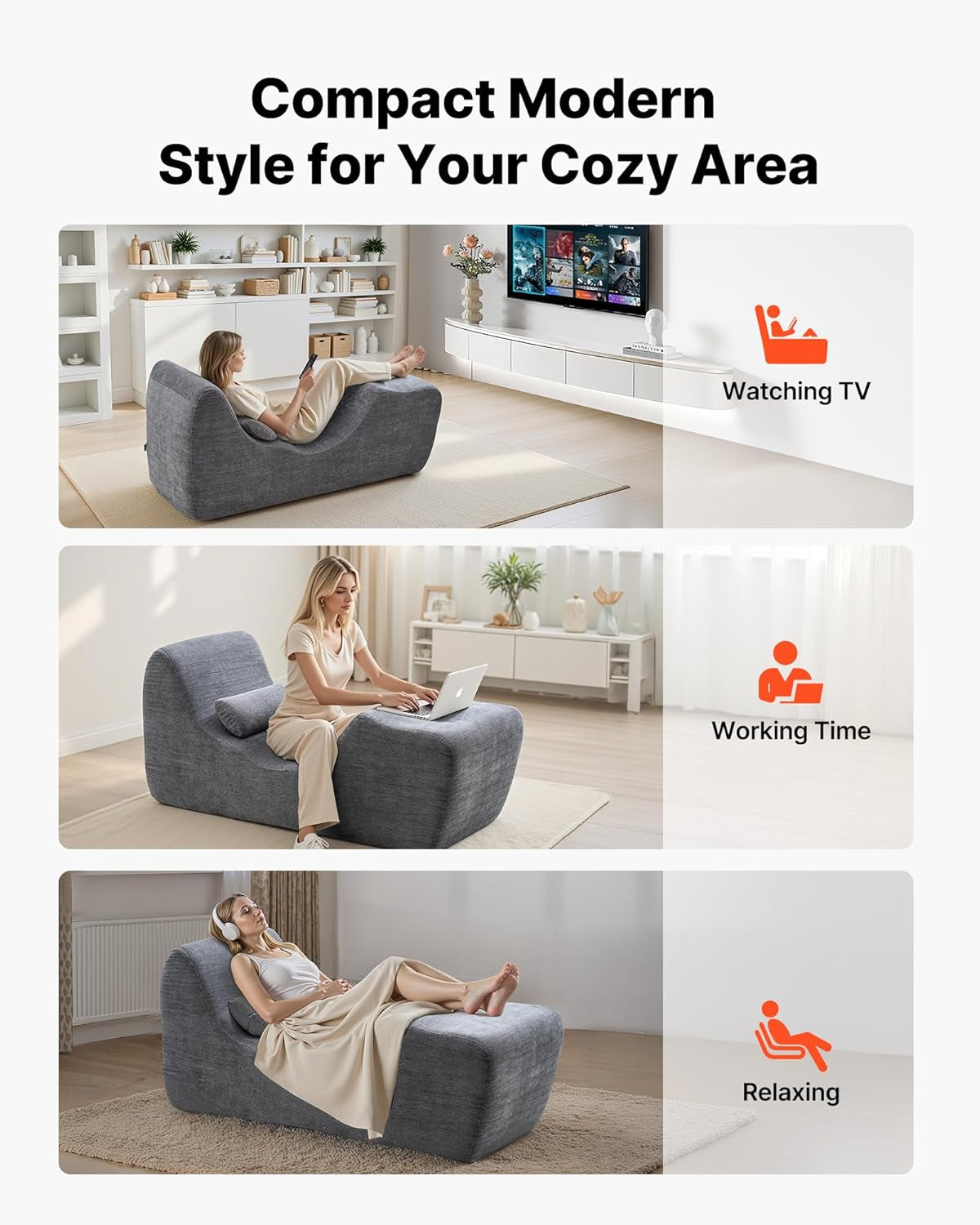 AshCurve Ergonomic Sex Position Chaise Lounge
