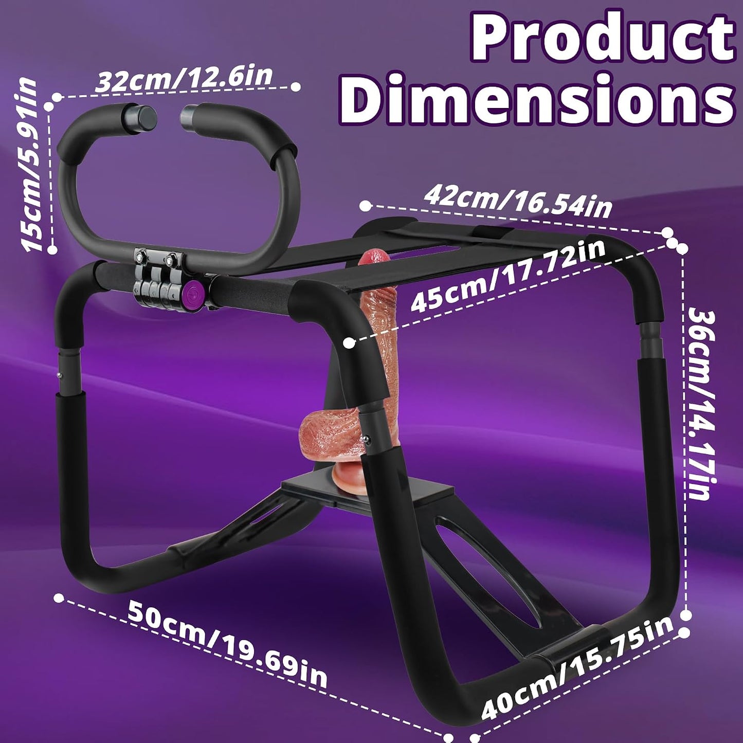 NightObsidian Bouncing Sex Chair with Dildo Mount