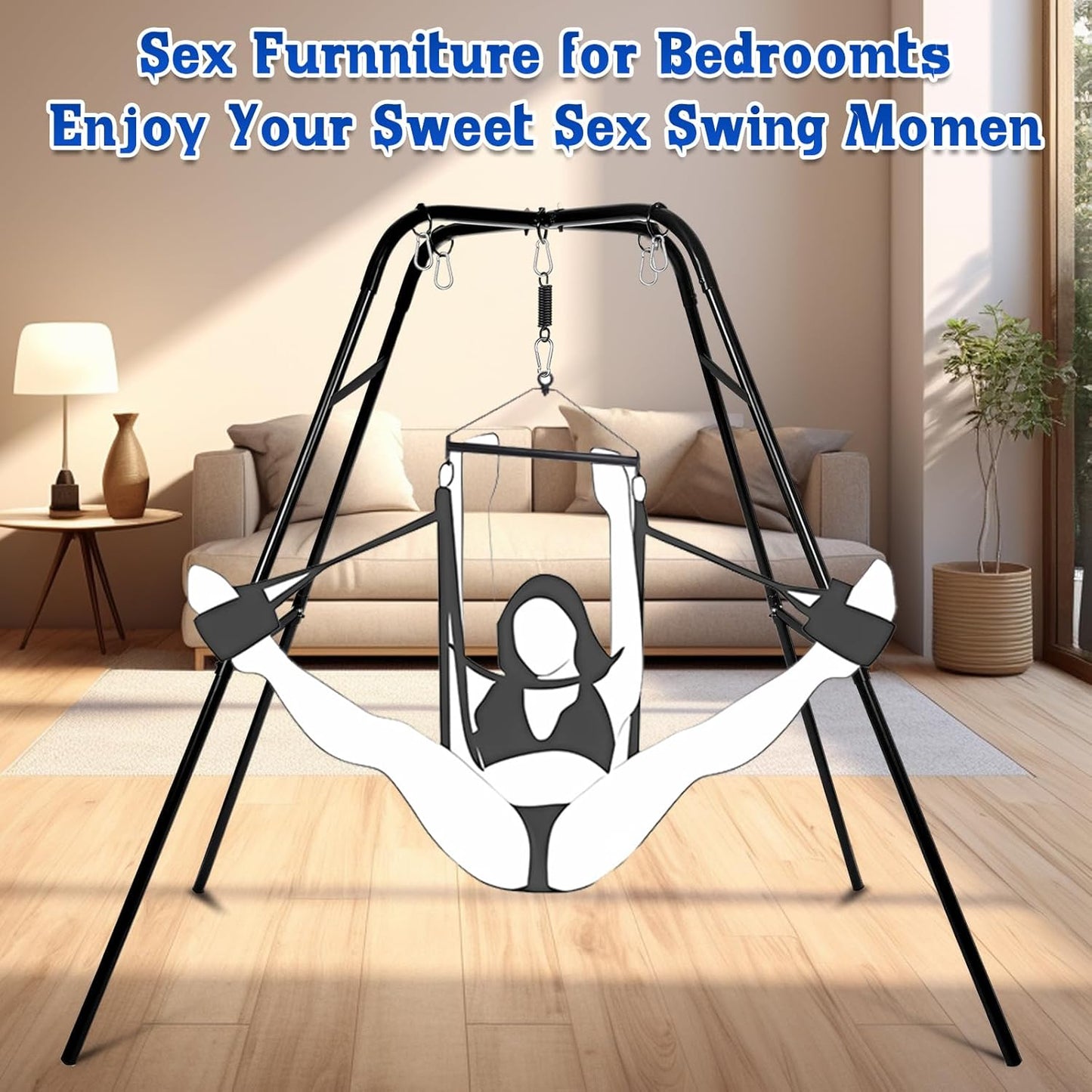 ControlFrame Sex Swing Stand | 500 lb Freestanding Steel Frame