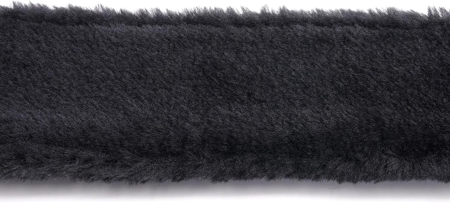 NightDevotion Fur-Lined Collar & Leash | BDSM Collar Set