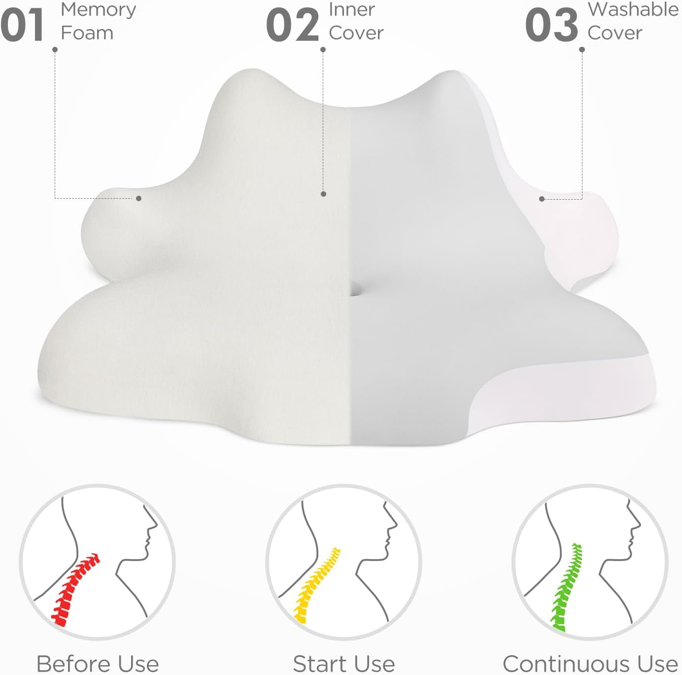 VelvetLift Memory Foam Sex Position Wedge Pillow