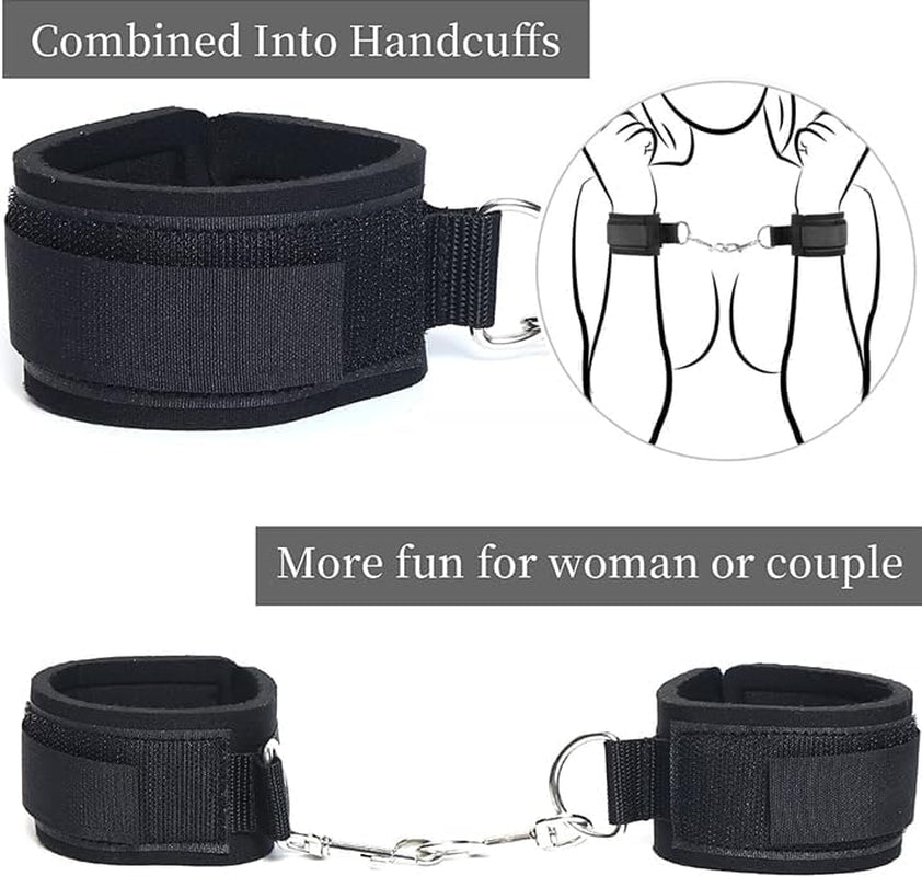 NightKneel Wrist & Thigh Cuff Restraint Set