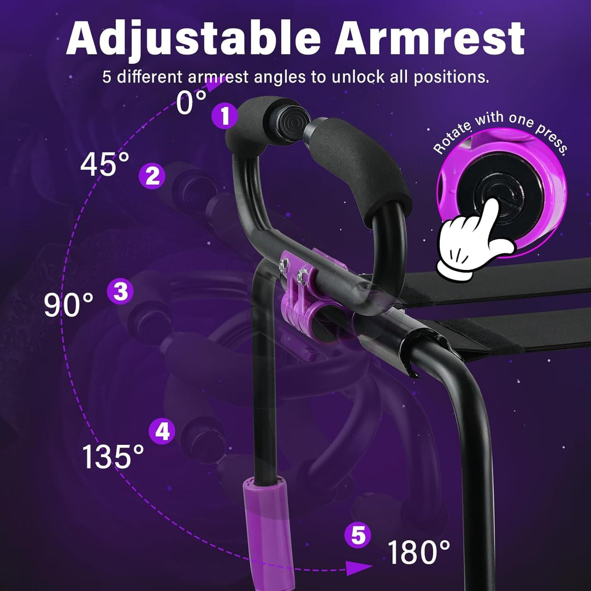 ViolettaRig Foldable Sex Chair with Rocking Bridge and Dildo Attachment
