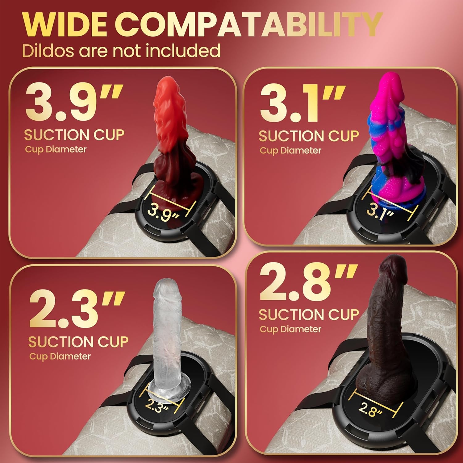 MoonMount Hands-Free Dildo Mount Pillow