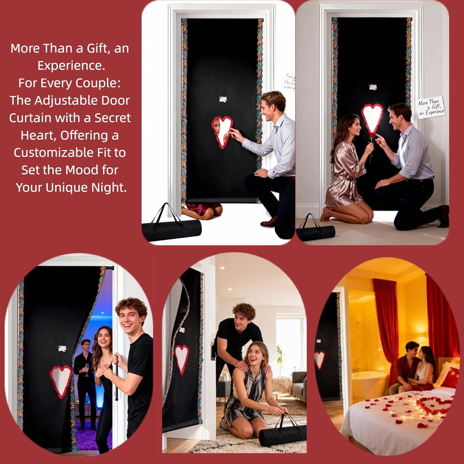 LaceVeil Portable Glory Hole Door Curtain