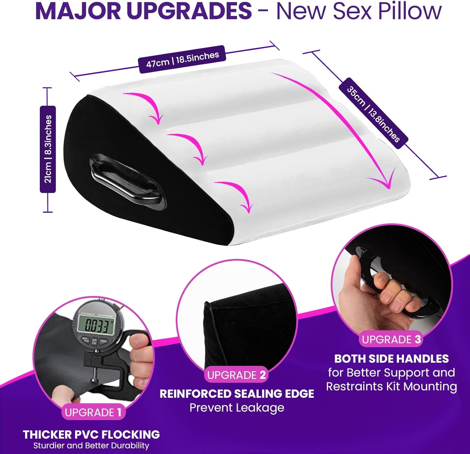 AngleLush Inflatable 30° Sex Position Pillow