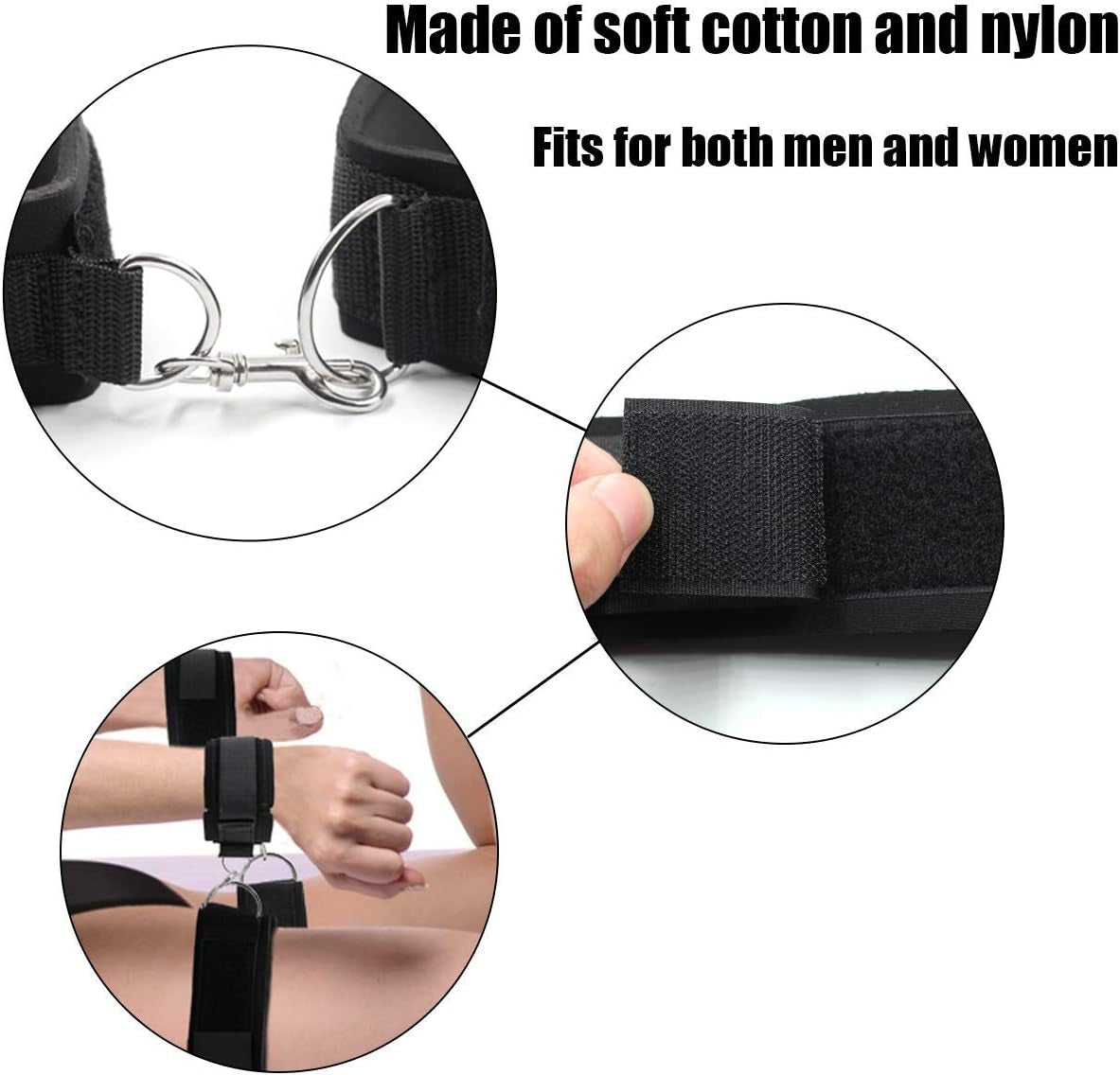 NightKneel Wrist & Thigh Cuff Restraint Set