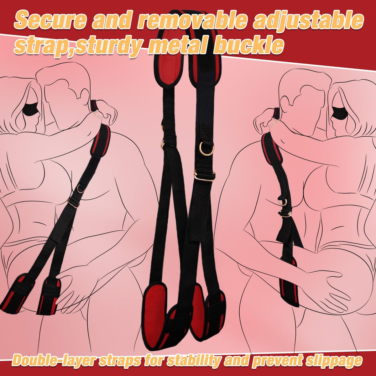 BDSM Bondage Set for Couples, Beginner Sex Toys & Restraint Gear Tools