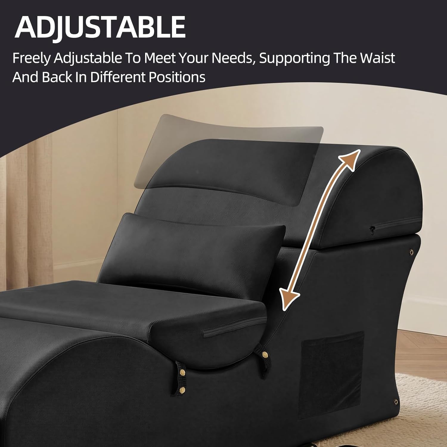 BlackOut High-Density 2-in-1 Sex Chaise Lounge 