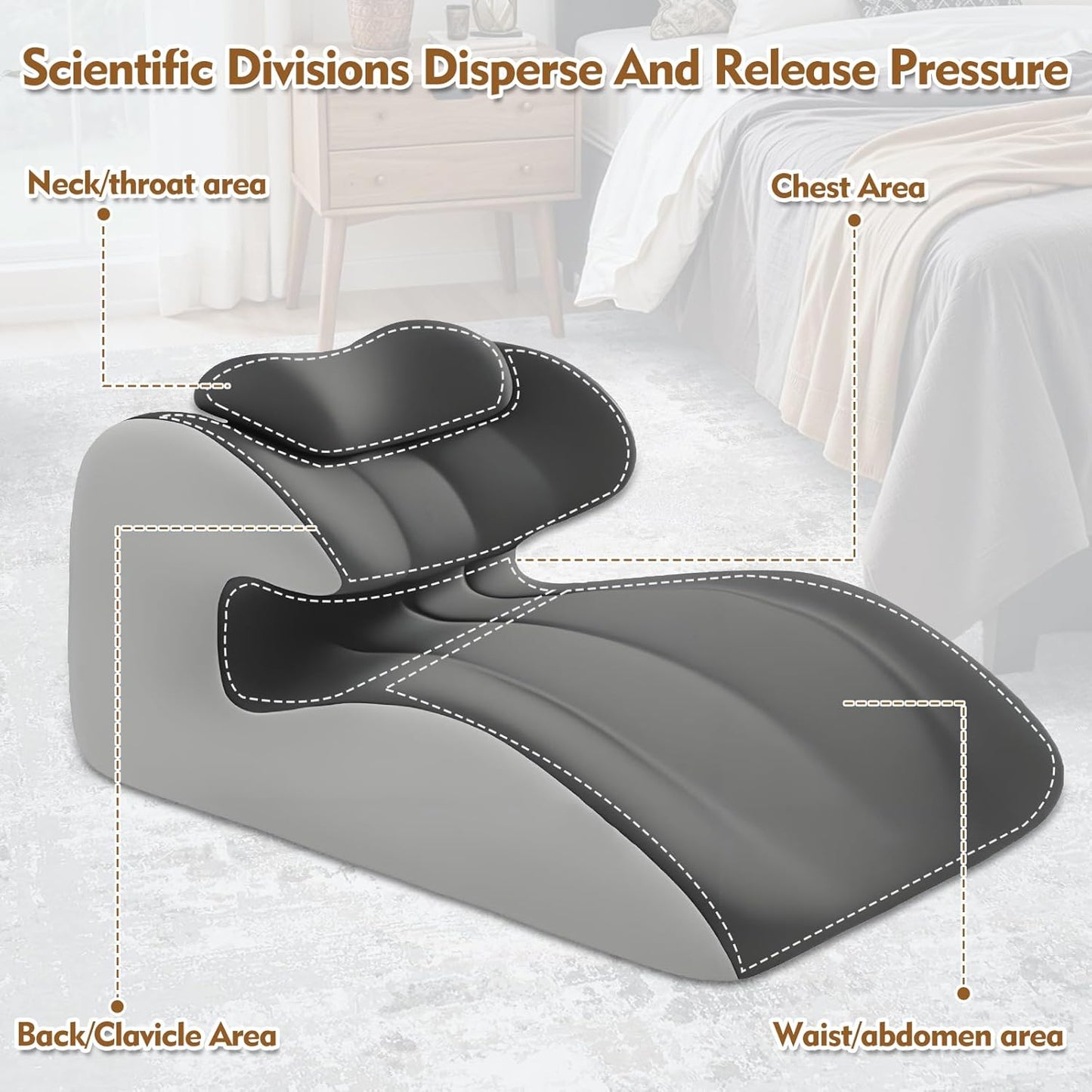 DuskRest Memory Foam Sex Positioning Pillow