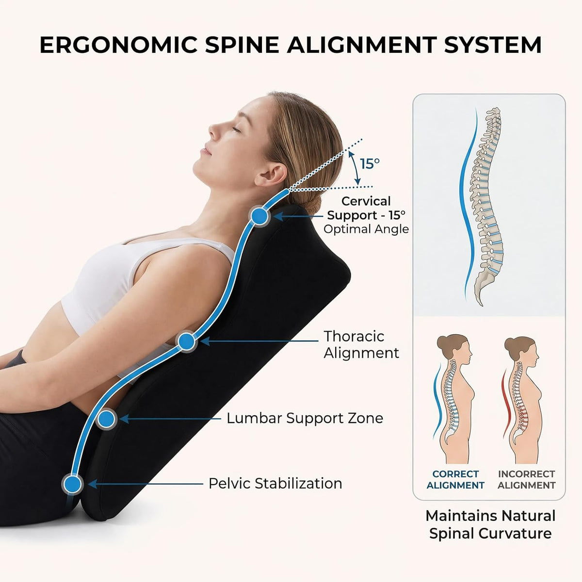 ObsidianTilt Curved 27° Sex Position Pillow