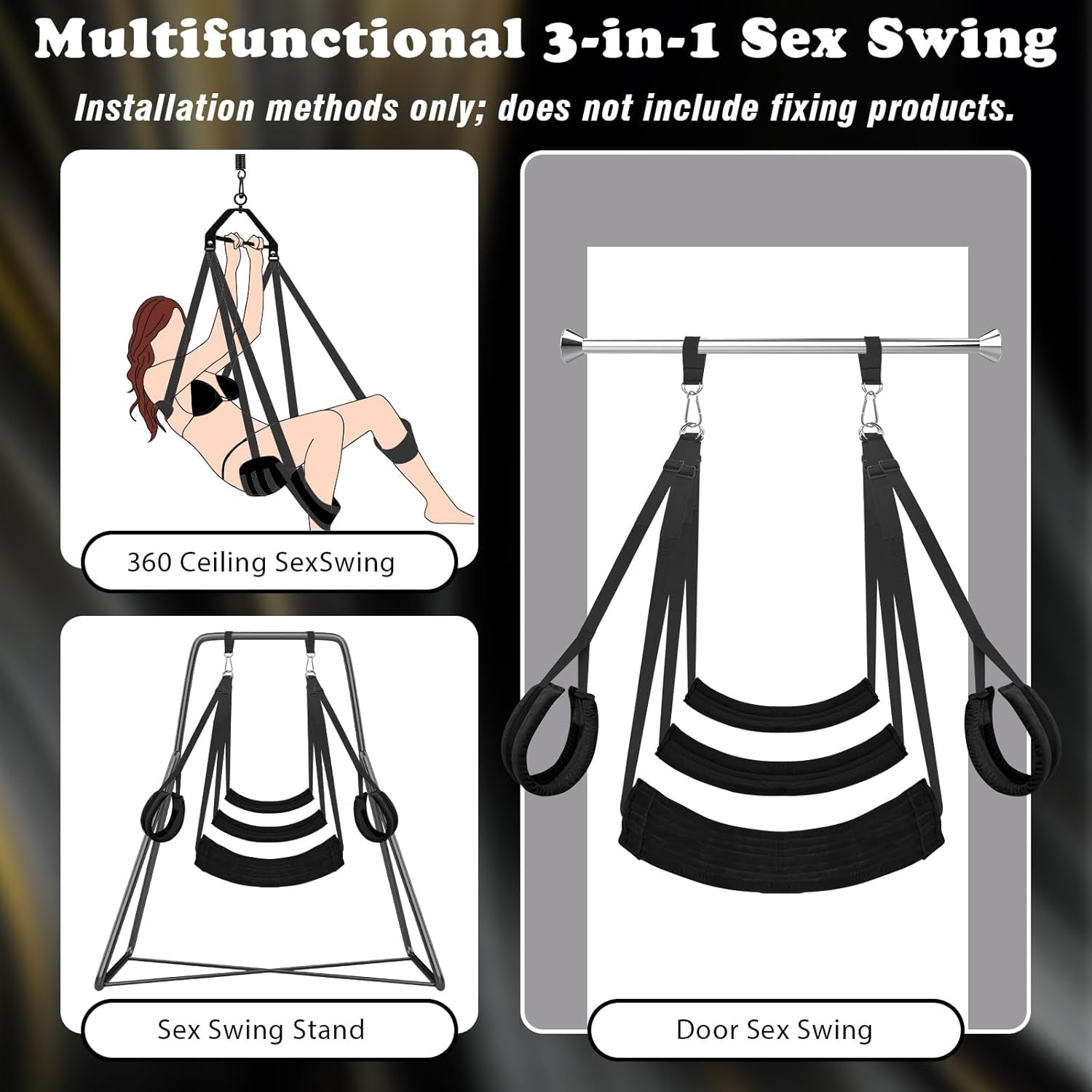 DarkHour Over-the-Door BDSM Sex Swing for Couples