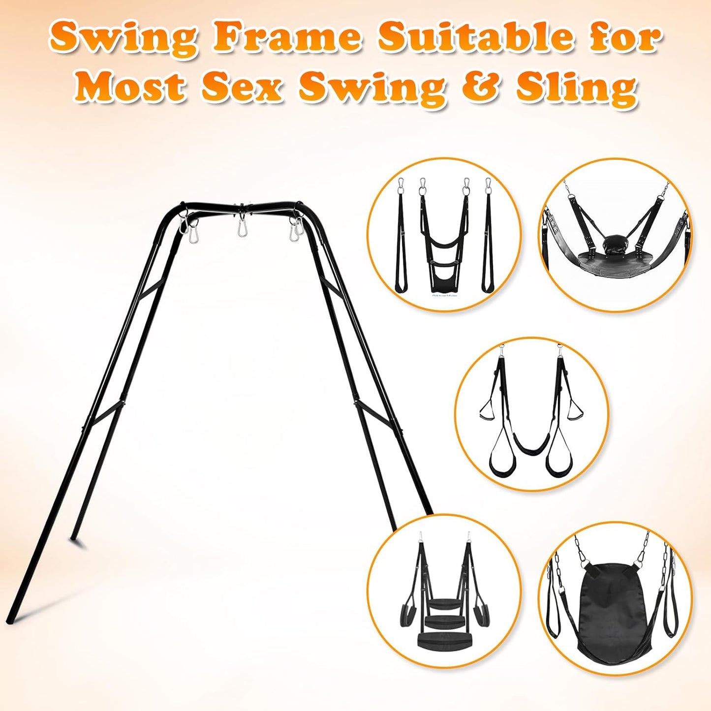 IronSway Freestanding BDSM Sex Swing Set
