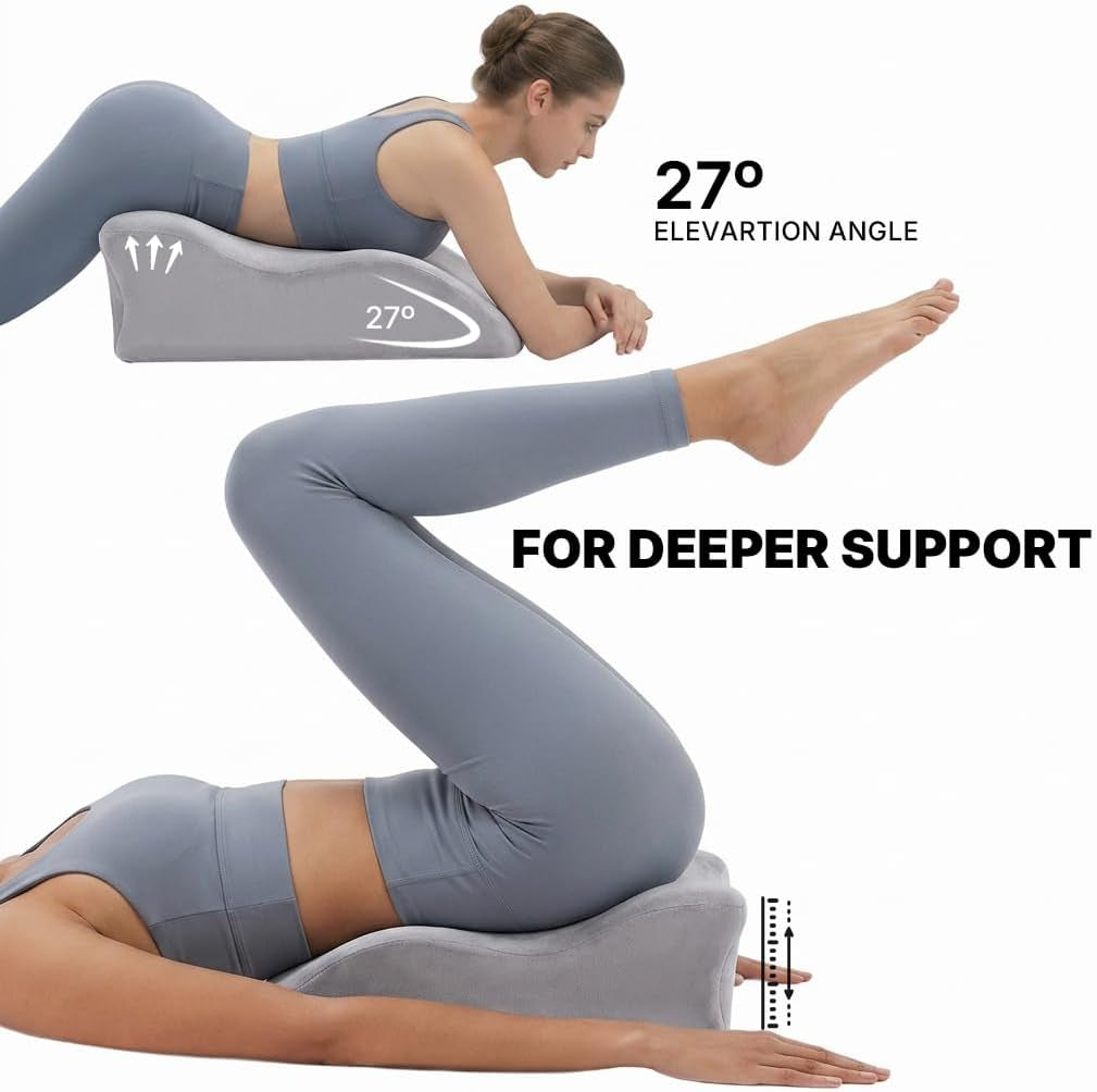 TotalEclipse 27° Sex Wedge Pillow | Cooling Memory Foam Support Cushion