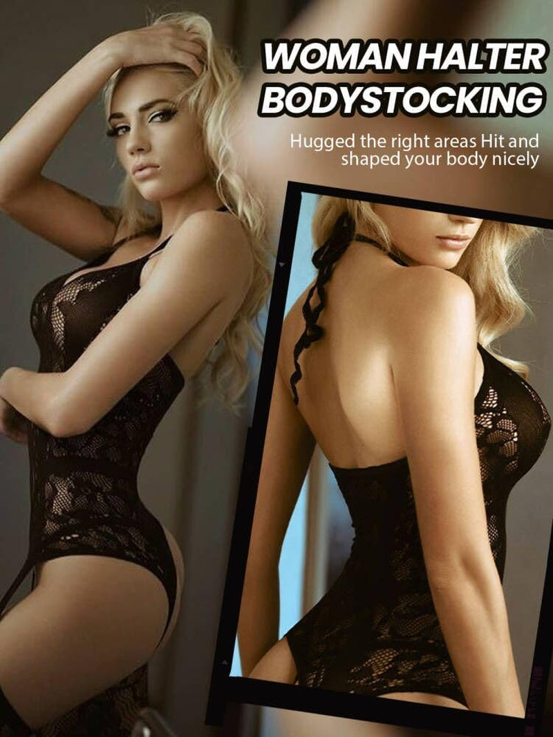 NightMesh Sheer Fishnet Bodystocking, One Size