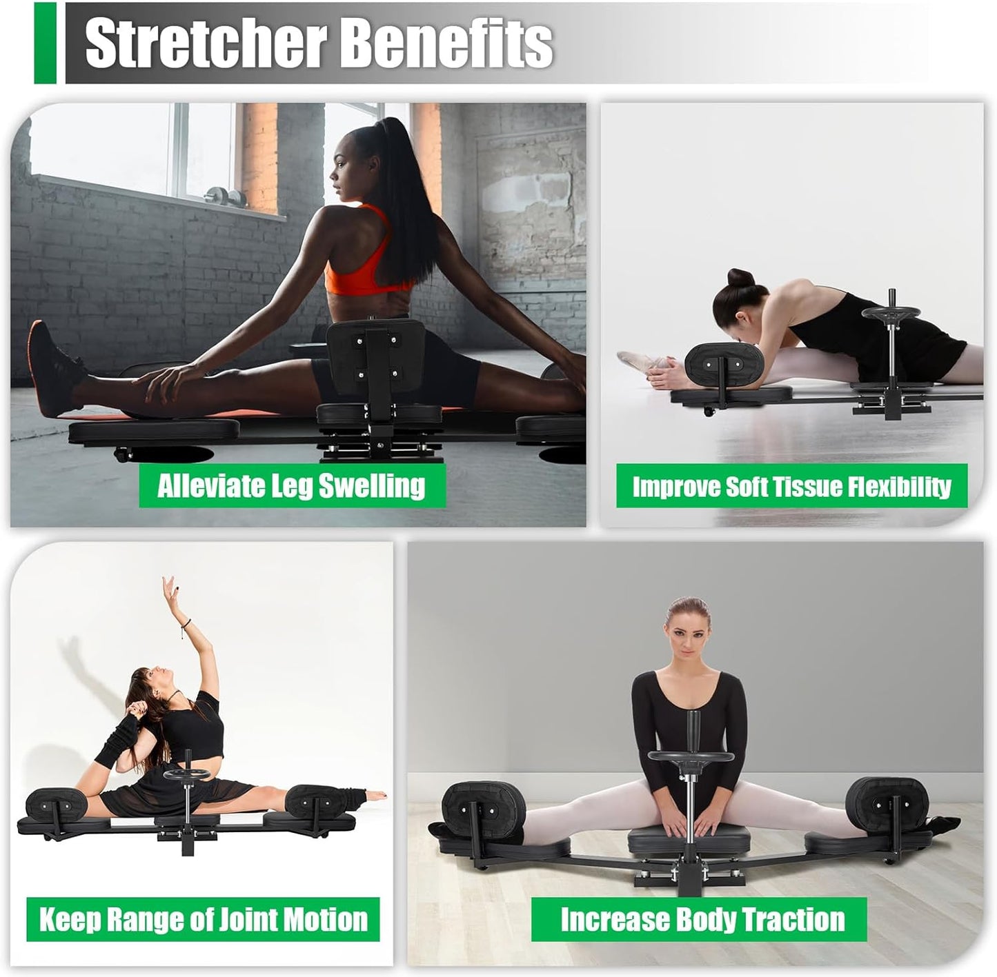 Leg Stretcher Split Machine for Dancers, Split Machine for Flexibility Adults, 180 Degrees Pro Leg Stretcher Split Machine，Stretch Machine for Home Gym