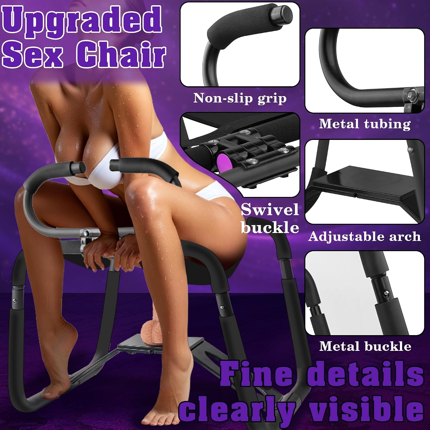 NightObsidian Bouncing Sex Chair with Dildo Mount