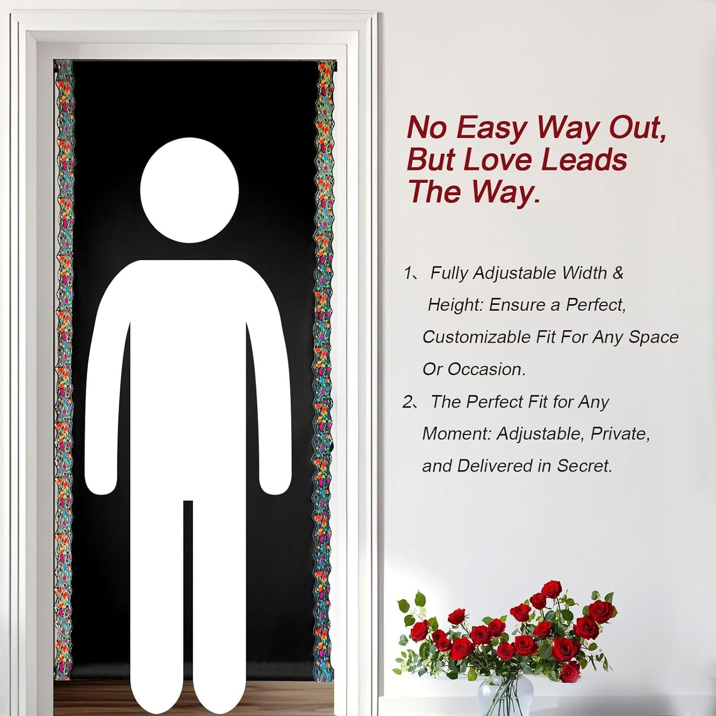 LaceVeil Portable Glory Hole Door Curtain