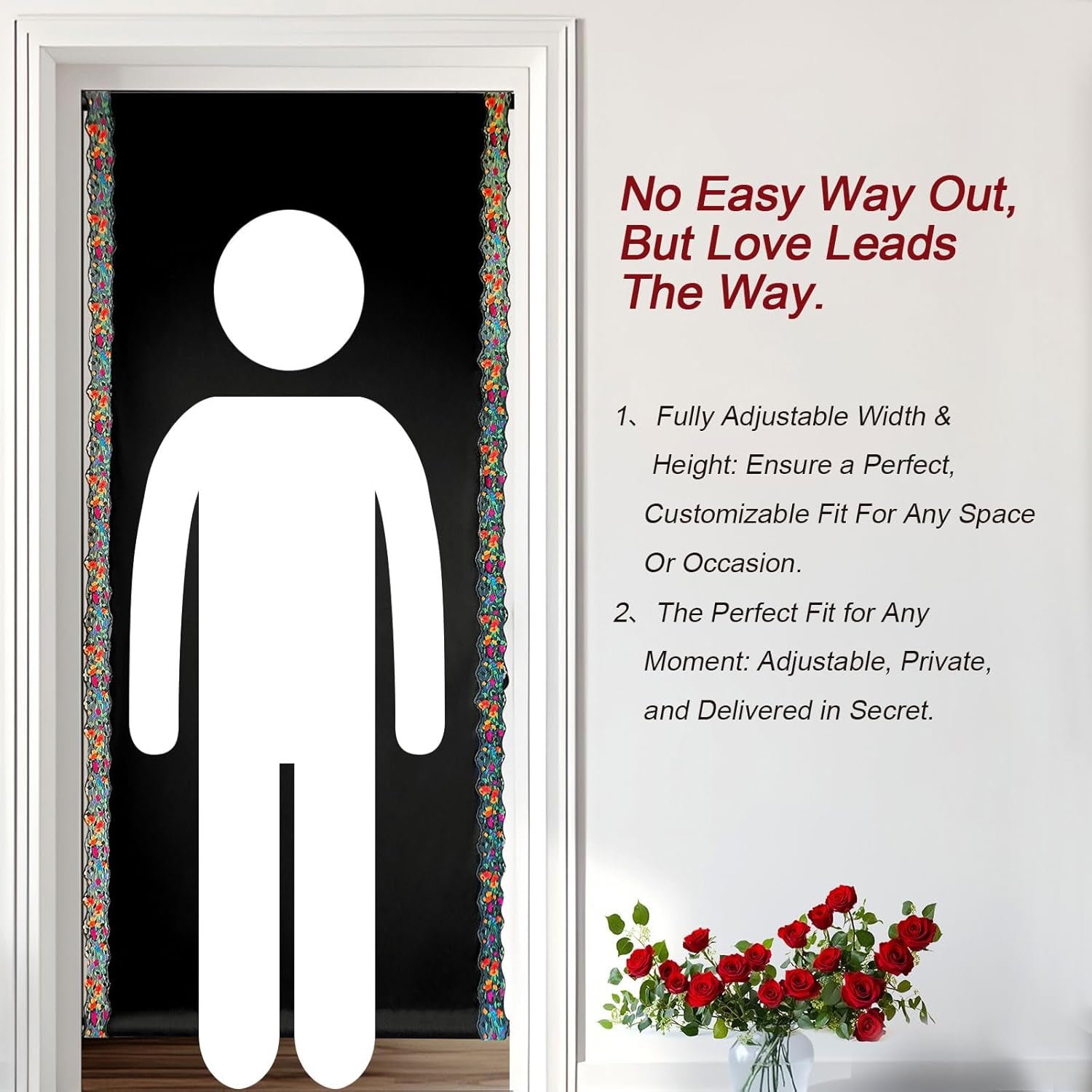 LaceVeil Portable Glory Hole Door Curtain