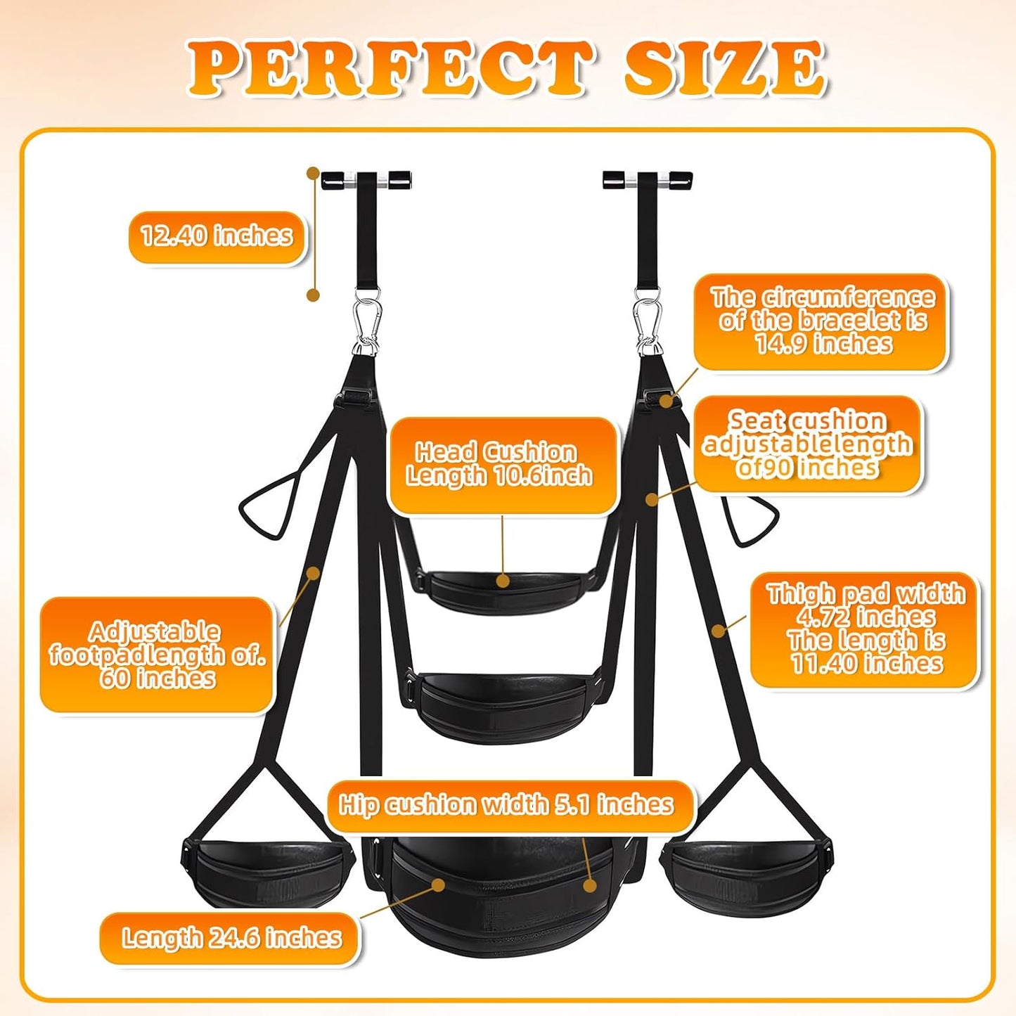 IronSway Freestanding BDSM Sex Swing Set