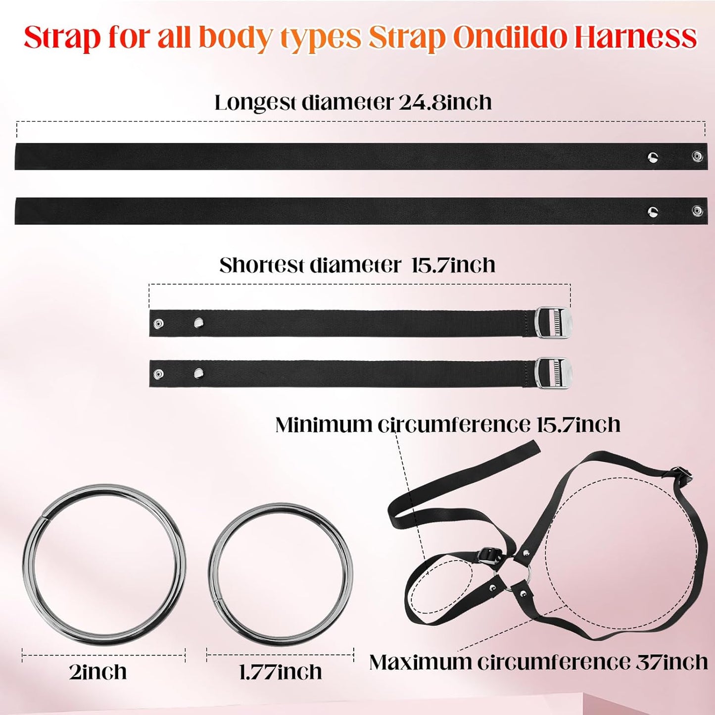 DuskWield Adjustable Multi-Scenario Dildo Strap-On Harness
