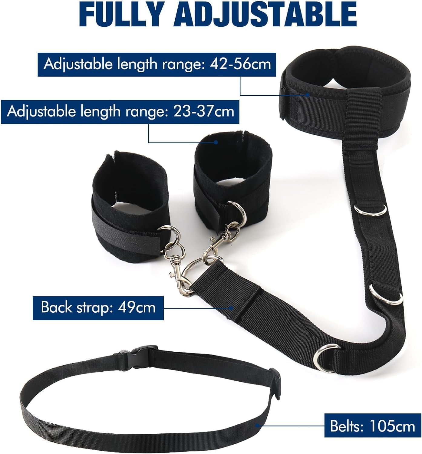 WristLock BDSM Collar Wrist Restraints Set