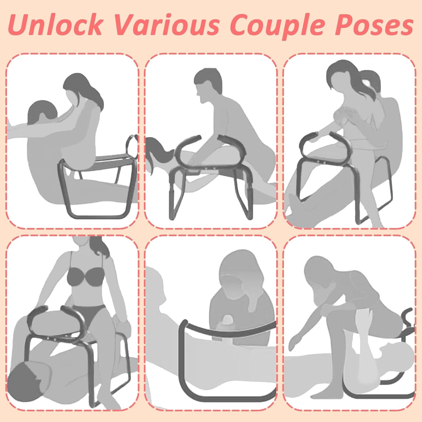 MidnightHold Sex Position Chair & Pillow Set