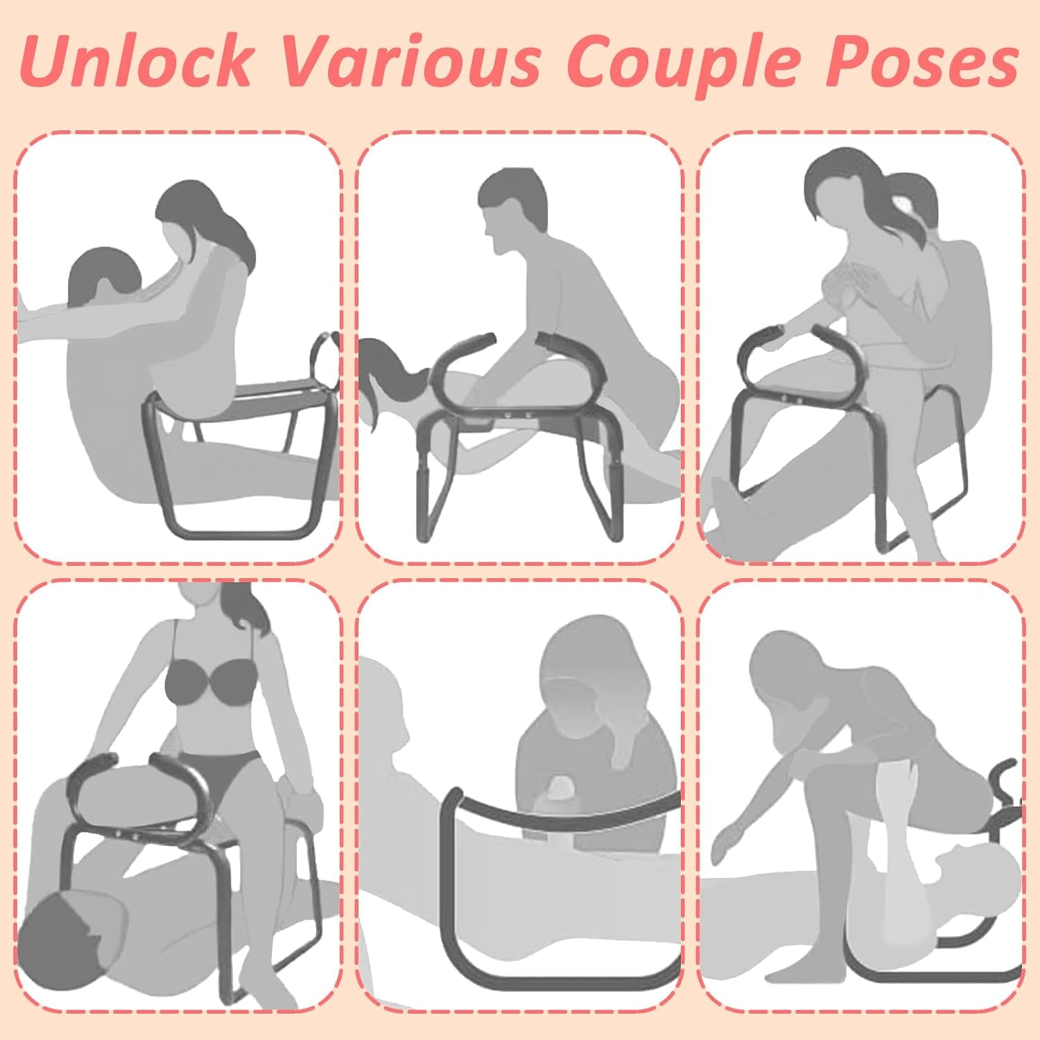 MidnightHold Sex Position Chair & Pillow Set