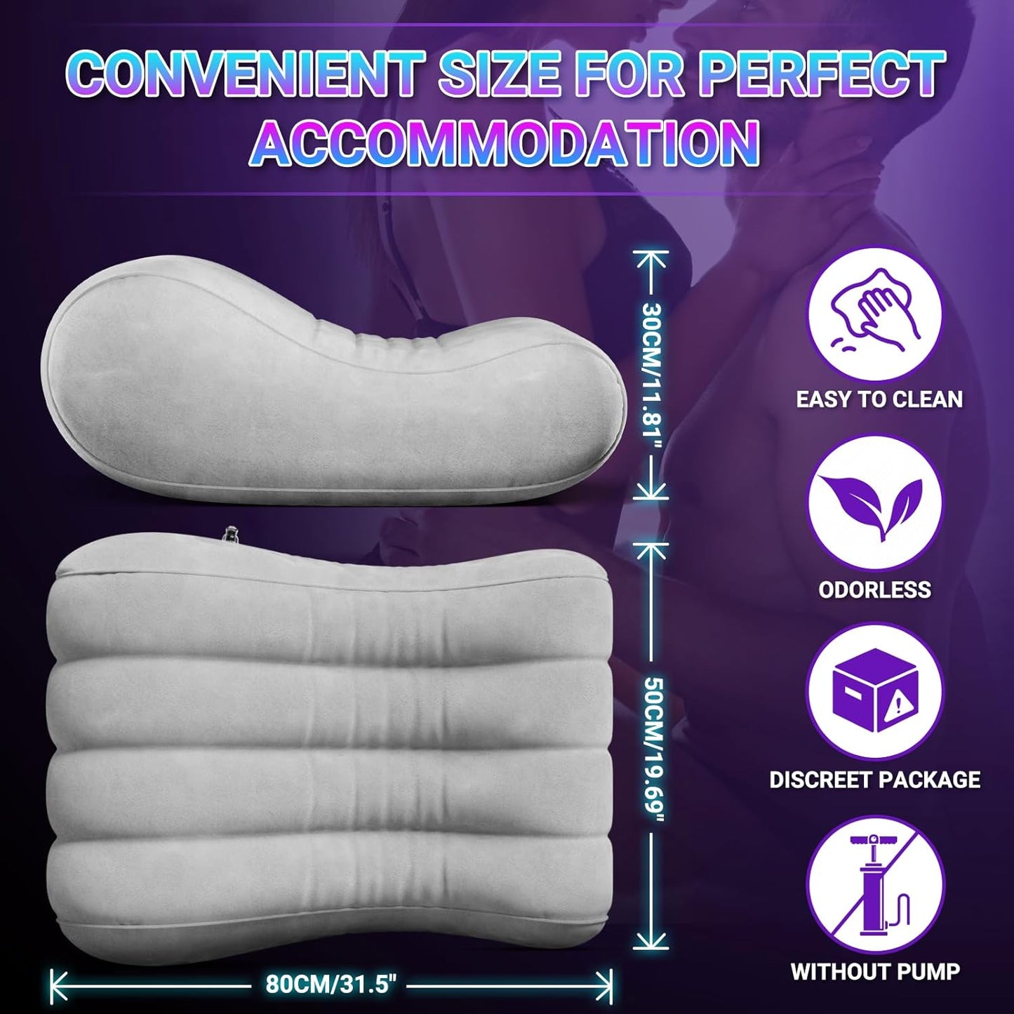 SmokeLounge Inflatable Extra-Wide Sex Chair Pillow