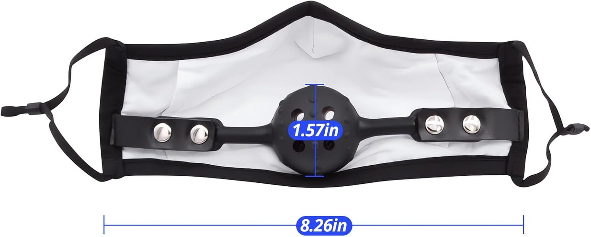 SecretSilence Hiiden Ball Gag BDSM Mask