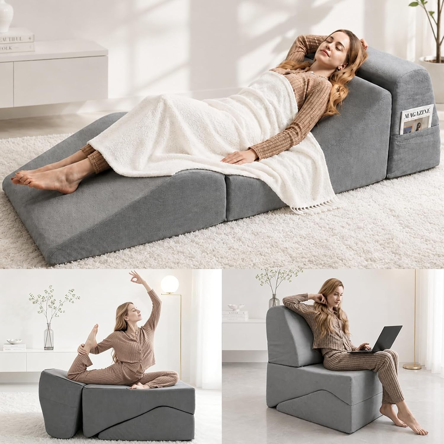 WeightlessDesire Convertible Large 3-in-1 Sex Chaise