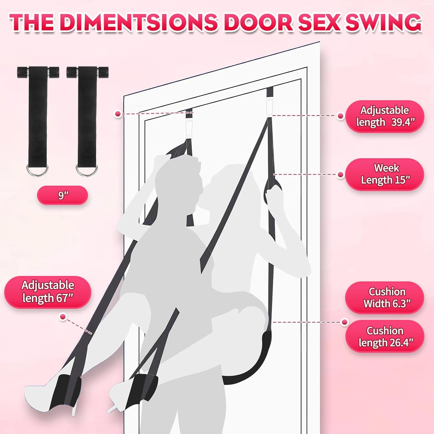 OrbitRush 360° Sex Swing for Door & Ceiling