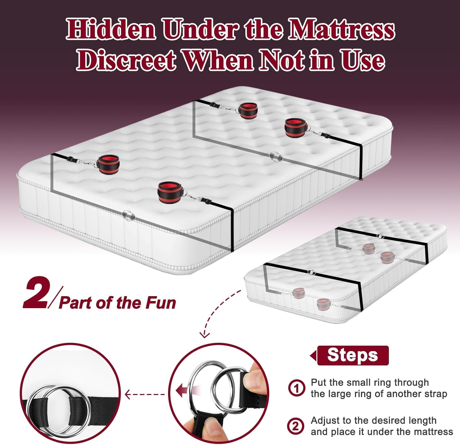 ViceLoop BDSM Bed Restraint Kit