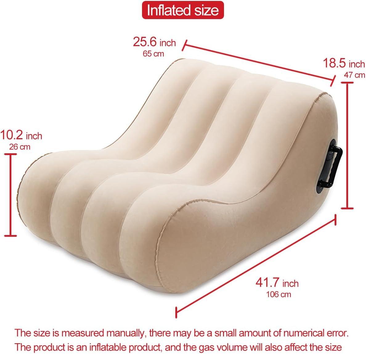 Sex Furniture for Bedroom Couples BDSM Kit Toys Bondage Handcuffs Wedge Accessories Adult Toy Stuff Seat Fun Sofa Bed Restraints Men Women Inflatable Pillow Cushion Position Aid Couch Chair