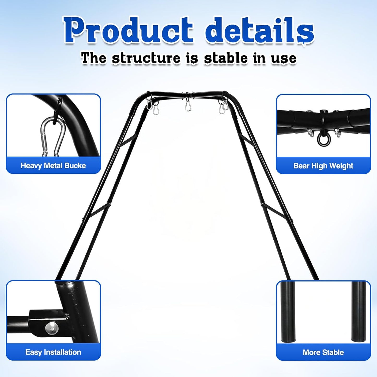 ControlFrame Sex Swing Stand | 500 lb Freestanding Steel Frame