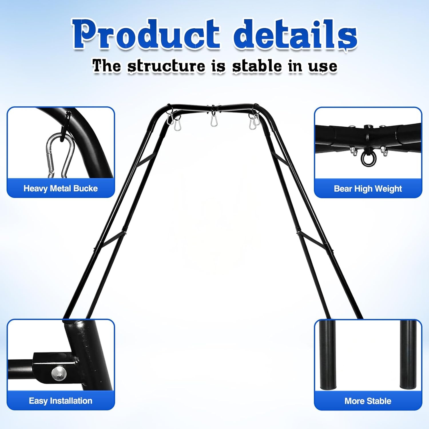 ControlFrame Sex Swing Stand | 500 lb Freestanding Steel Frame