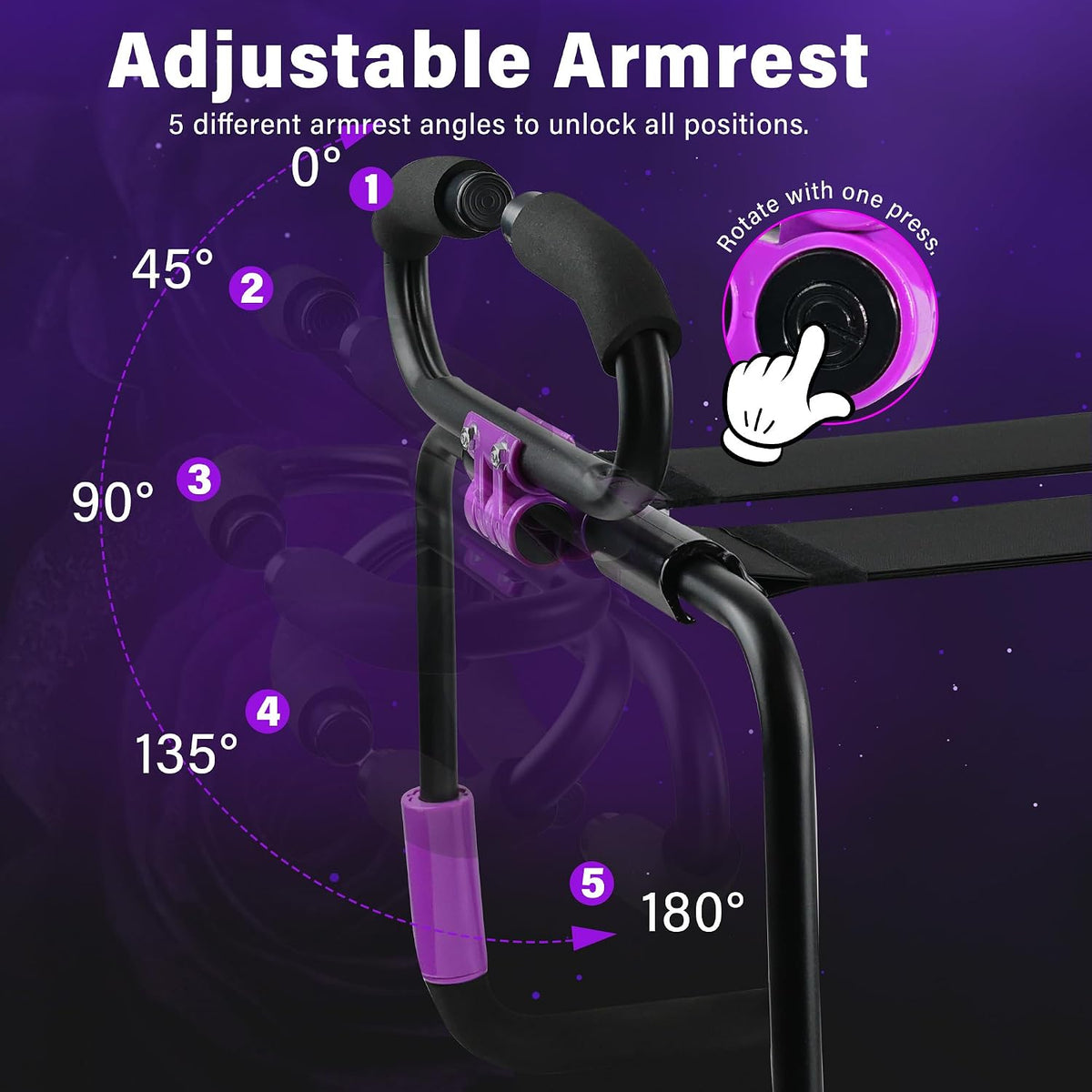AmethystThrone Sex Chair with Rotating Armrests & Remote Dildo
