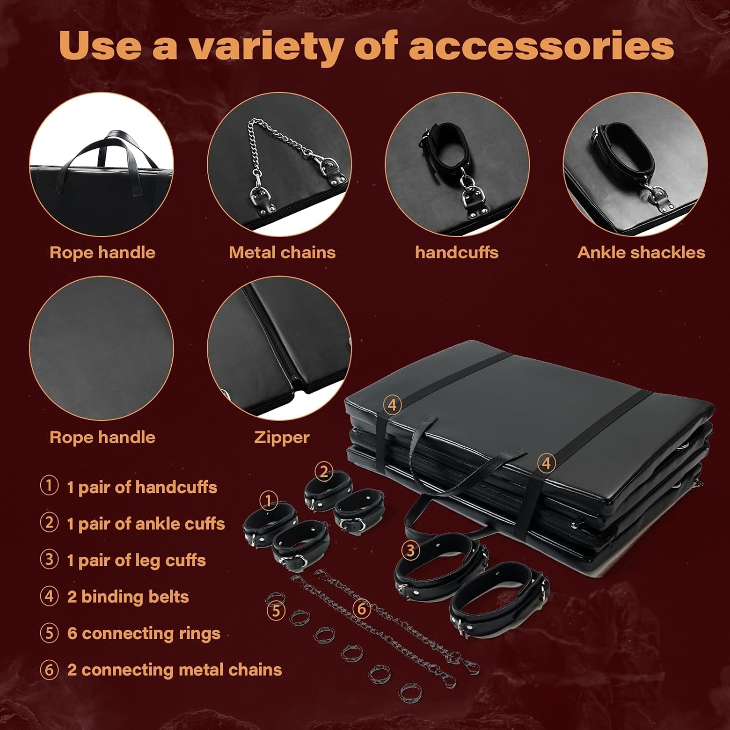 BlackOut Premium Bondage Bed Restraint Mat
