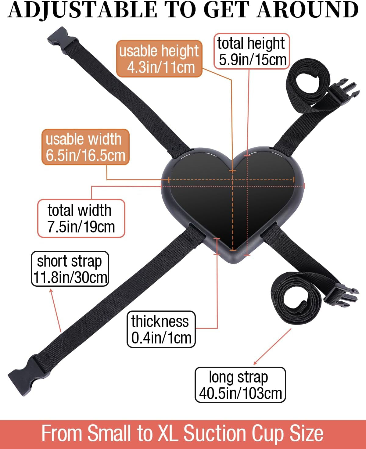 SweetHeart Hands-Free Dildo Saddle Mount