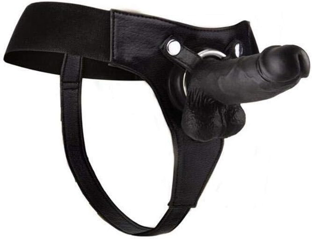 ClassicRealm Realistic 8" Strap-On Dildo | Elastic Harness