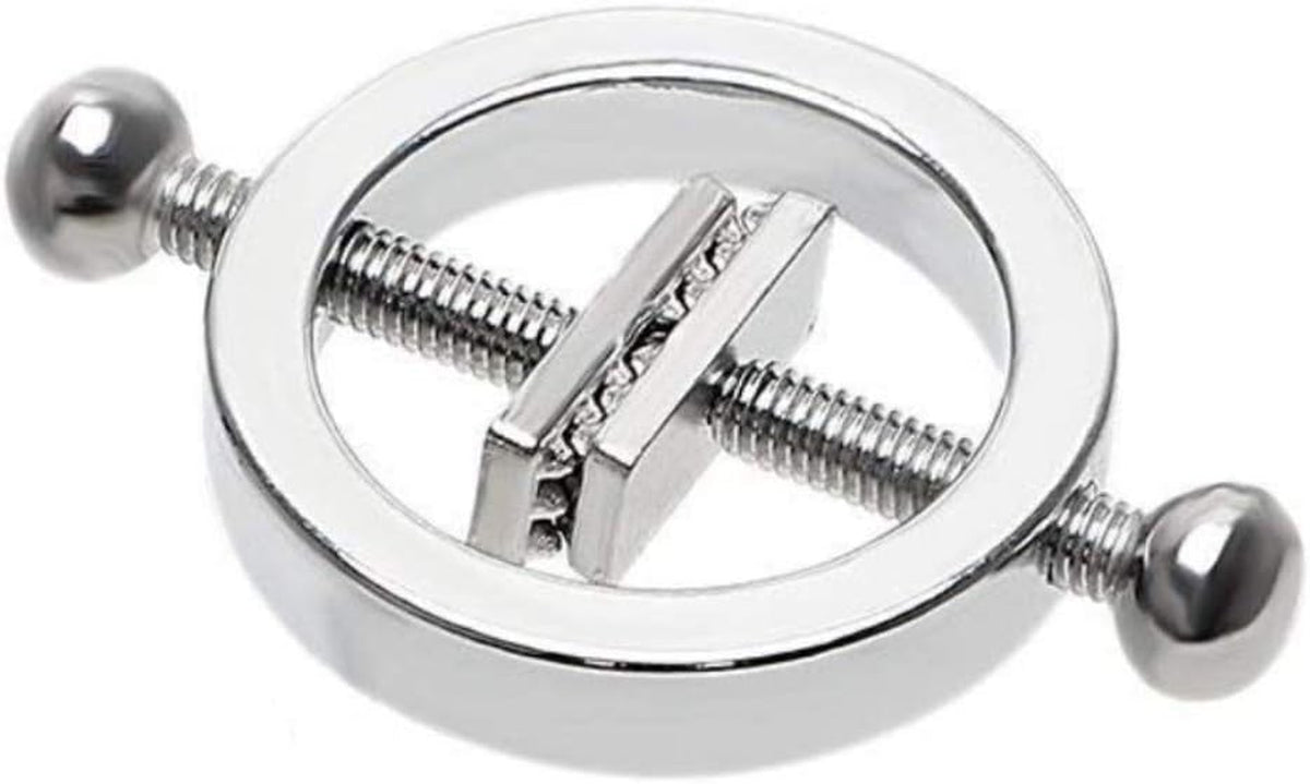 SteelBloom Adjustable Stainless Steel BDSM Nipple Clamps