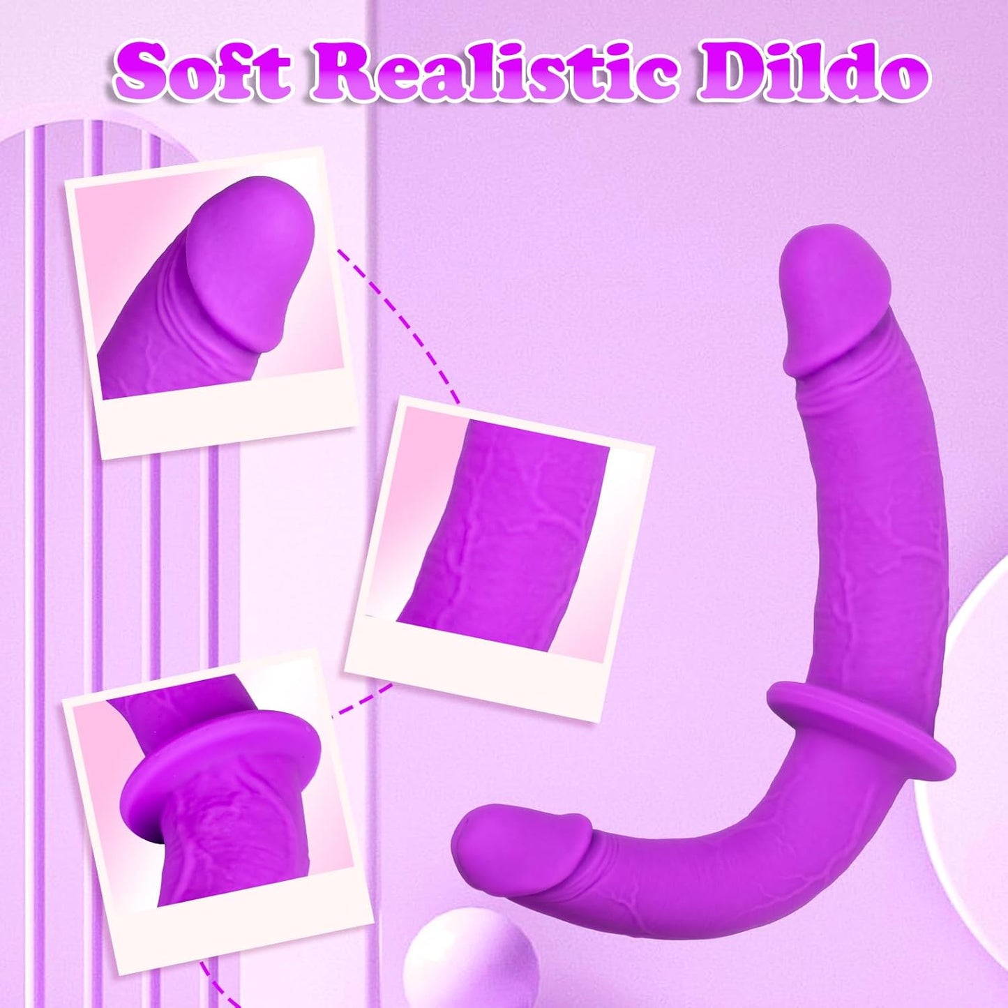 TwinFantasy Double-Ended Strap-On Dildo | Detachable Harness