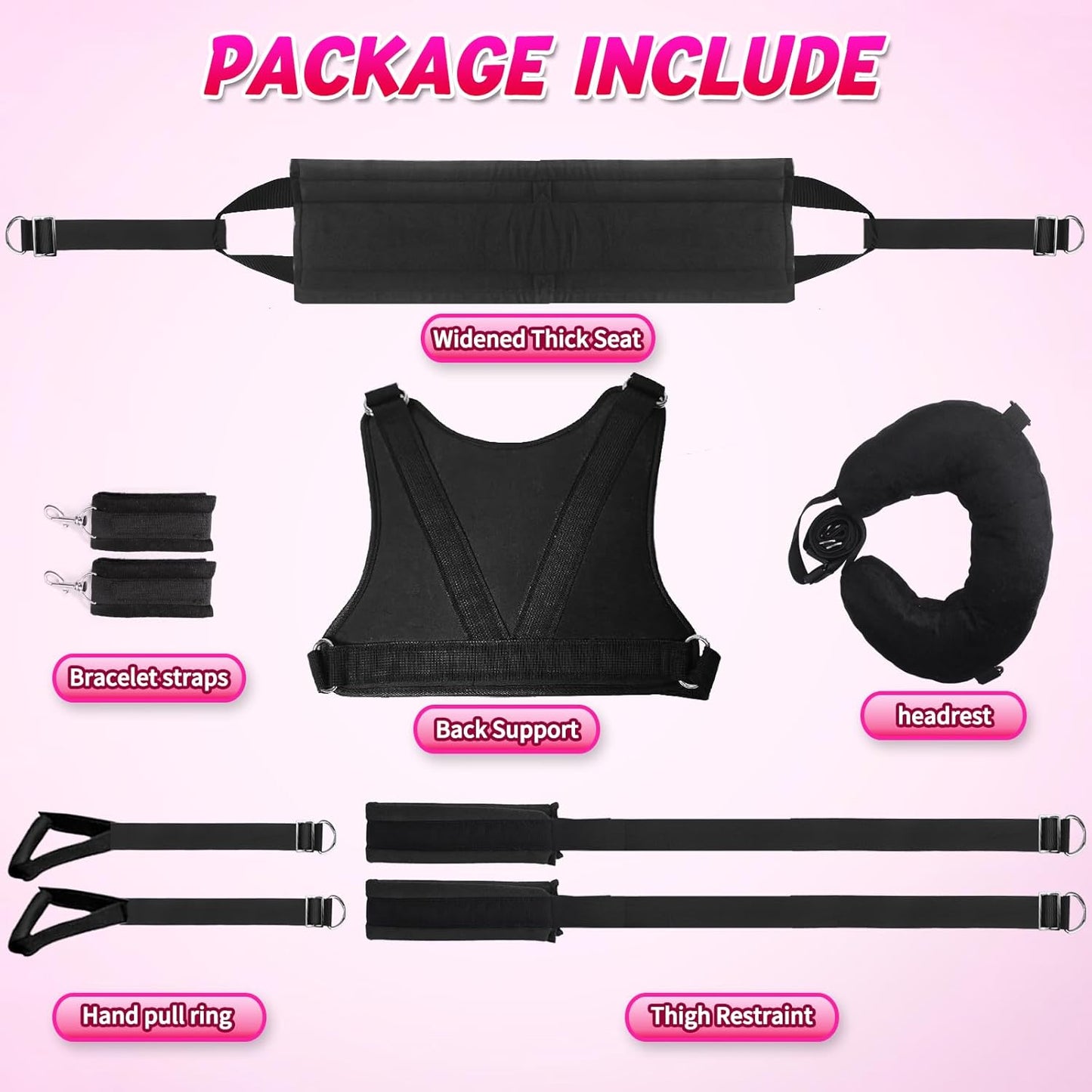 DuskFrame Freestanding Sex Swing Frame 800 lbs Hold