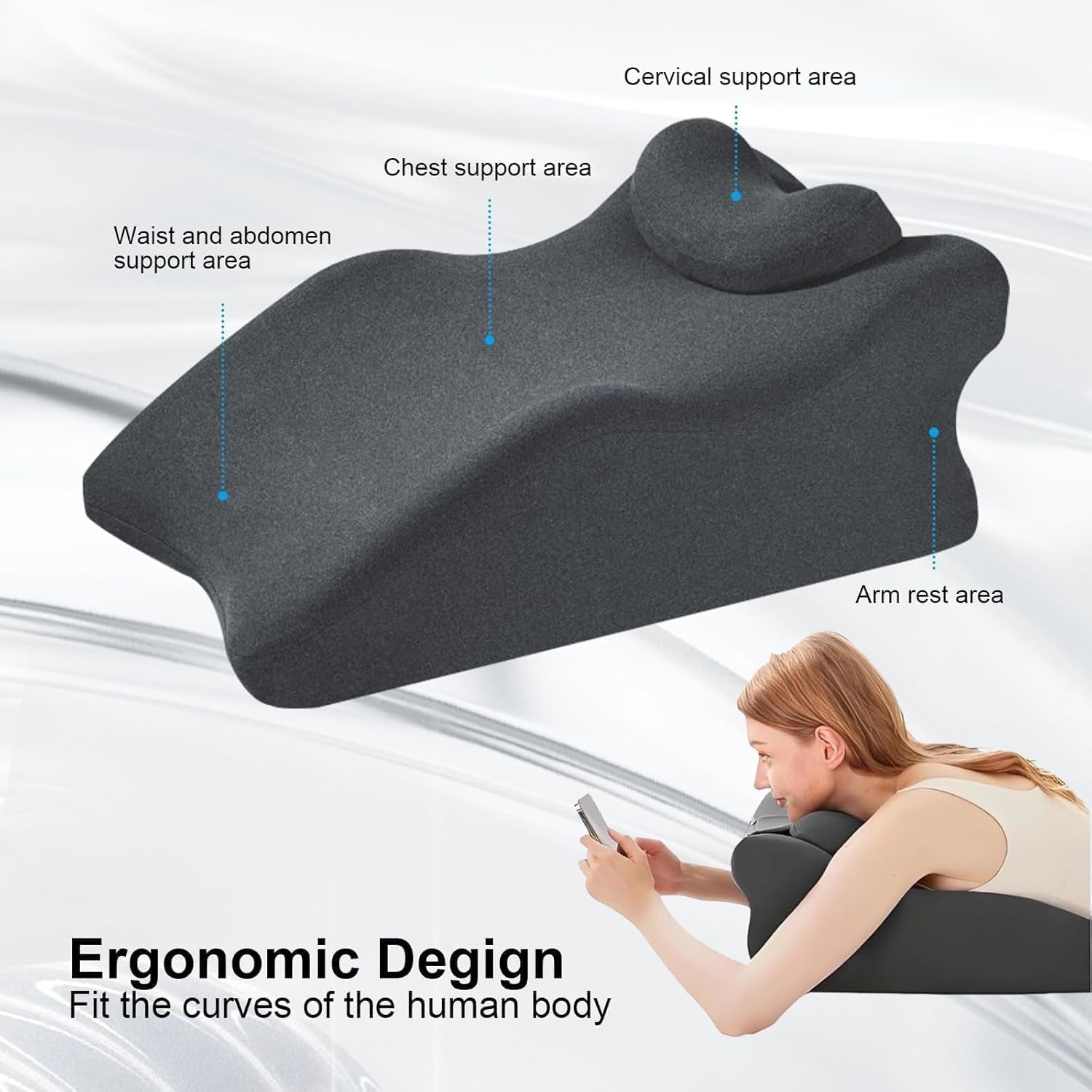 CurveMuse Memory Foam Sex Wedge Pillow