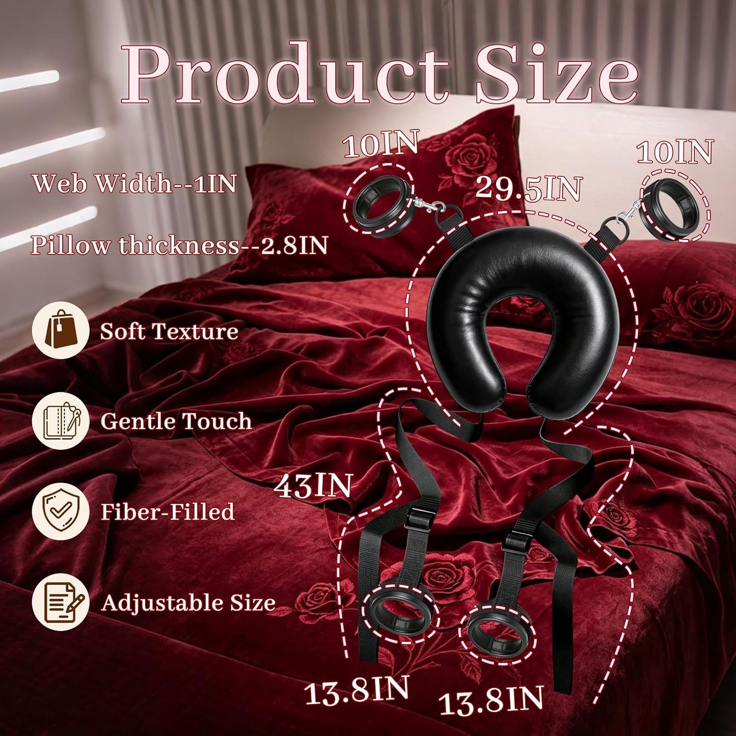 SpreadSuite Bondage Sling Kit | Padded Sex Sling Set
